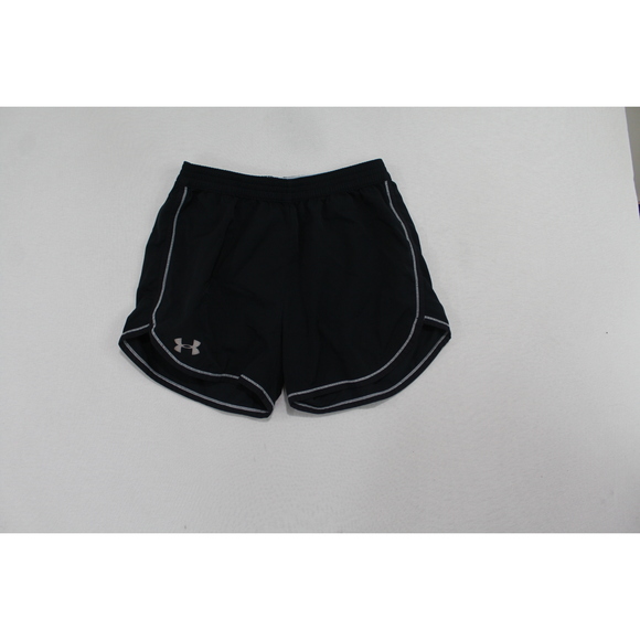 Under Armour Women Black Active Shorts Loose Heat Gear Size Medium - Picture 1 of 8